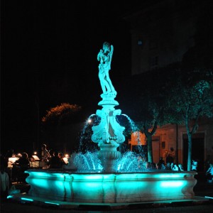 La fontana ILLUMINATA